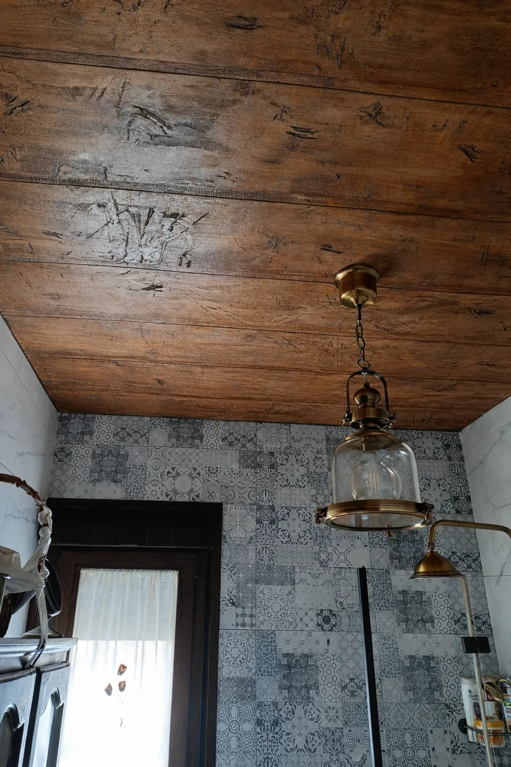 Acabado Ilusiones con efecto madera antigua envejecida